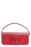 Valentino Garavani Loco Shoulder Bag In Rouge Pur