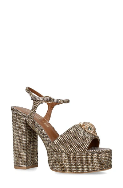 KURT GEIGER KURT GEIGER LONDON KENSINGTON ANKLE STRAP PLATFORM SANDAL