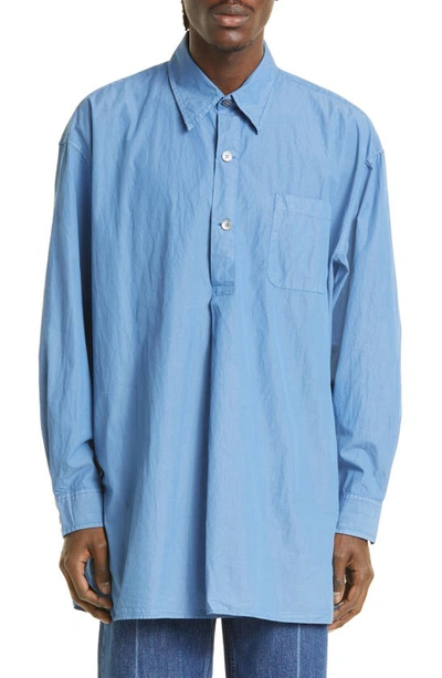 Our Legacy Popover Shirt In Blue