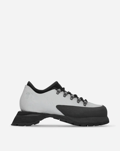 Demon Poyana Leather Boots Reflective In Grey