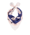 SANDRO Alia Printed Silk Scarf