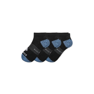 Bombas Ankle Compression Socks 3-pack In Black