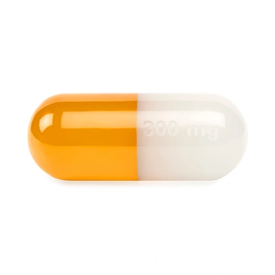 Jonathan Adler Medium Orange Acrylic Pill