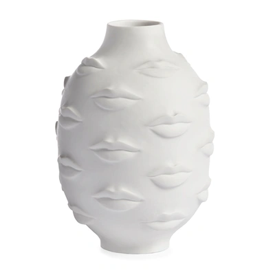 Jonathan Adler Gala Round Vase In White