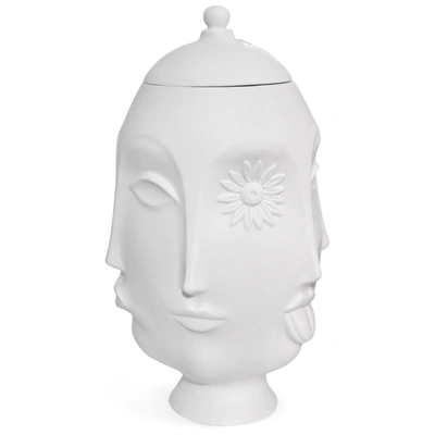 Jonathan Adler Frida Porcelain Vase In White