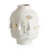 Jonathan Adler White Gilded Dora Maar Vase