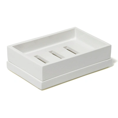 Jonathan Adler Lacquer Bath Soap Dish In White