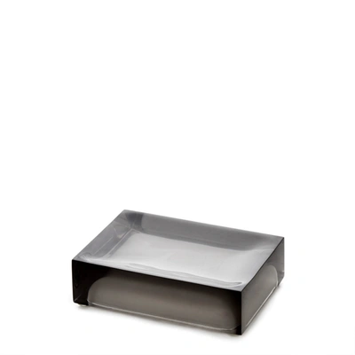 Jonathan Adler Hollywood Bath Soap Dish In Smoke Gray