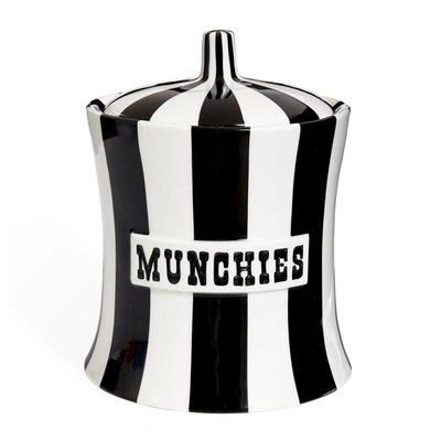 Jonathan Adler Vice Munchies Canister In Black