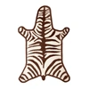 JONATHAN ADLER ZEBRA PERUVIAN FLATWEAVE RUG