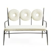 Jonathan Adler Us Rondo Bench In Oatmeal