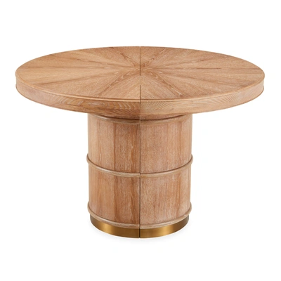 Jonathan Adler Brussels Expandable Dining Table In Brown
