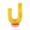 Jonathan Adler Mustique Double Tube Vase In Yellow Red