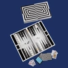 Jonathan Adler Optical Illusion Art Backgammon Set
