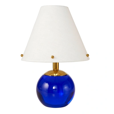 Jonathan Adler Belvedere Vanity Lamp In Blue