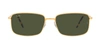Ray Ban Square-frame Rimless Sunglasses In Green