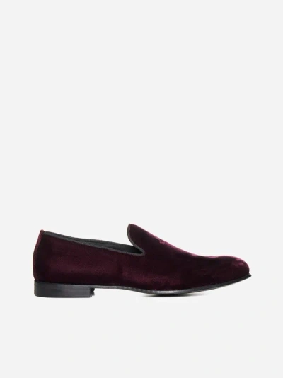 D4.0 Fodera Softy Loafers In Aubergine