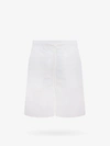 Moncler Logo-patch Drawstring Shorts In White
