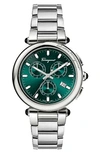 FERRAGAMO IDILLIO CHRONOGRAPH BRACELET WATCH, 42MM