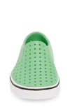 Native Shoes Miles Slip-on Sneaker In Grasshopper Green/shell White