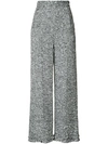 ROLAND MOURET cropped flared trousers,DRYCLEANONLY