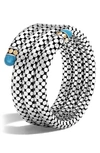 John Hardy DOT TRIPLE COIL BRACELET,BZS337211TQXS-M