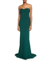 BRANDON MAXWELL STRAPLESS GOWN WITH LAYERED BODICE,PROD199970122
