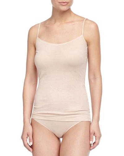 Hanro Ultralight Spaghetti-strap Camisole In Skin