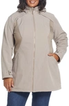 Gallery Soft Shell Water Resistant Jacket In Peeble