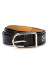 Kate Spade Leather Belt In Black