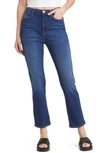Frame Le High Ankle Straight Leg Jeans In Majesty