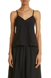 Comme Des Garçons V-neck Camisole Top In Black