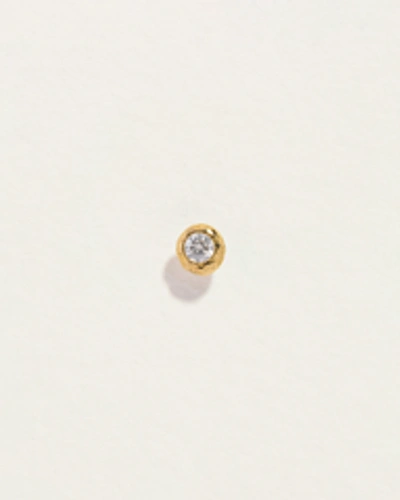 Piercing 5.5mm Molten Stud In Gold