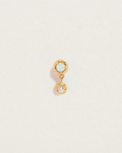 Piercing Molten Drop Stud In Gold