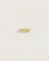 Piercing Molten Triple Dot Stud In Gold