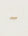 Piercing Molten Triple Dot Stud In Gold