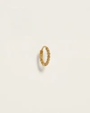 Piercing 8mm Molten Eternity Huggie In Gold