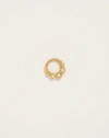 Piercing 6mm Molten Clicker In Gold