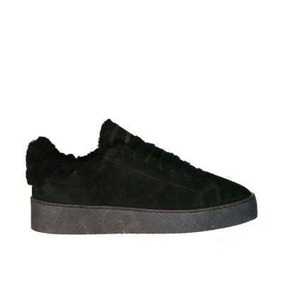 Dsquared2 Leather Sneakers In Black