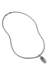 John Hardy Classic Chain Mixed Stone Pendant Necklace In Black