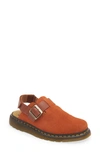 Dr. Martens' Jorge Ii Slingback Clog In Rust Tan / Suede