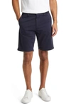 Nn07 Crown Stretch Organic Cotton Chino Shorts In Navy Blue