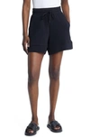 Varley Keely High-rise Drawstring Shorts In Black