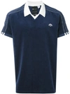 ADIDAS ORIGINALS BY ALEXANDER WANG long sleeve velvet polo shirt,BR0217W