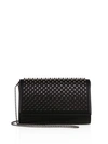 CHRISTIAN LOUBOUTIN WOMEN'S PALOMA SPIKED LEATHER CLUTCH,400093596212