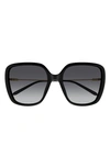 Chloé Chloe Womens Black Ch0173s Square-frame Acetate Sunglasses In Black