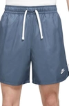 Nike Men's  Sportswear Sport Essentials Woven Lined Flow Shorts In Blue