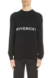 Givenchy Archetype Logo-intarsia Wool Jumper In Black