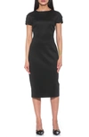 Alexia Admor Crysta Stretch Sheath Dress In Black