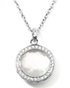 IPPOLITA STELLA LOLLIPOP PENDANT NECKLACE IN MOTHER-OF-PEARL DOUBLET WITH DIAMONDS,PROD156900147